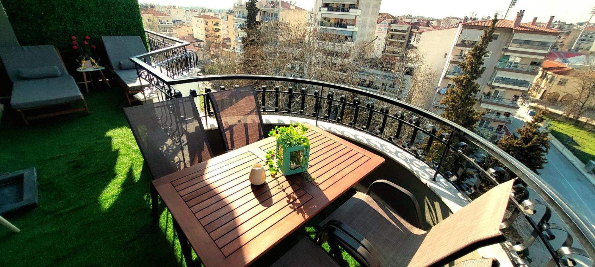 Sky View Suite Serres Exterior foto